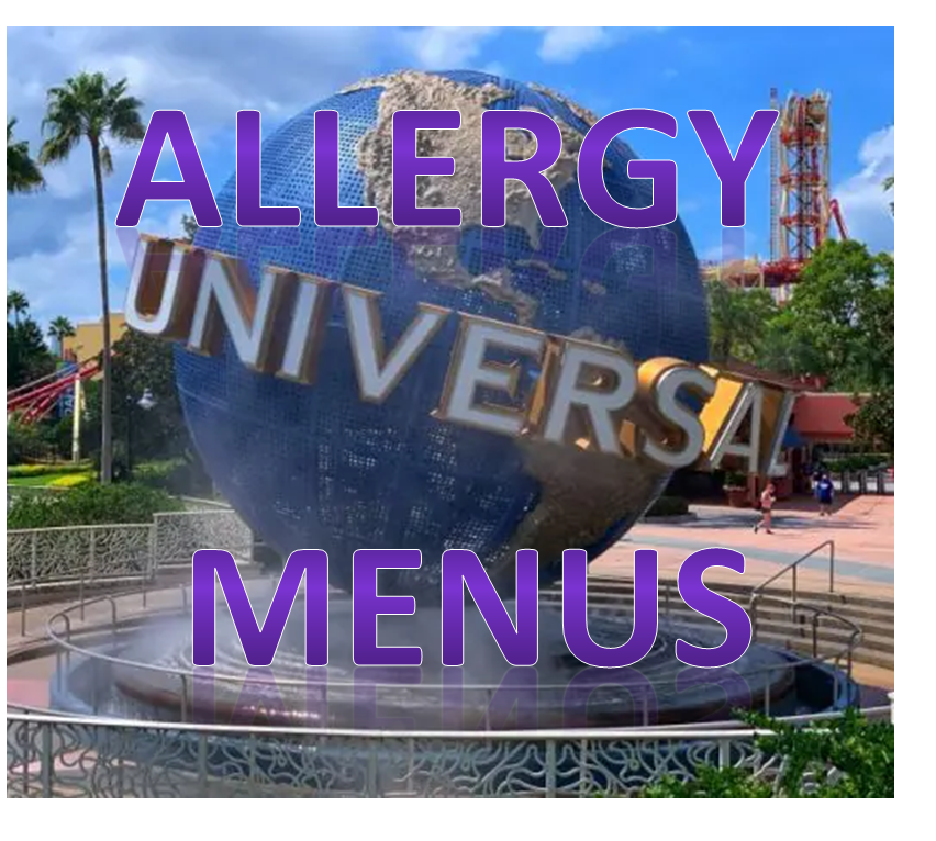 universal orlando islands adventure restaurant food menu allergy allergen guide