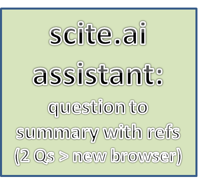 ai research assistant question to summary with references